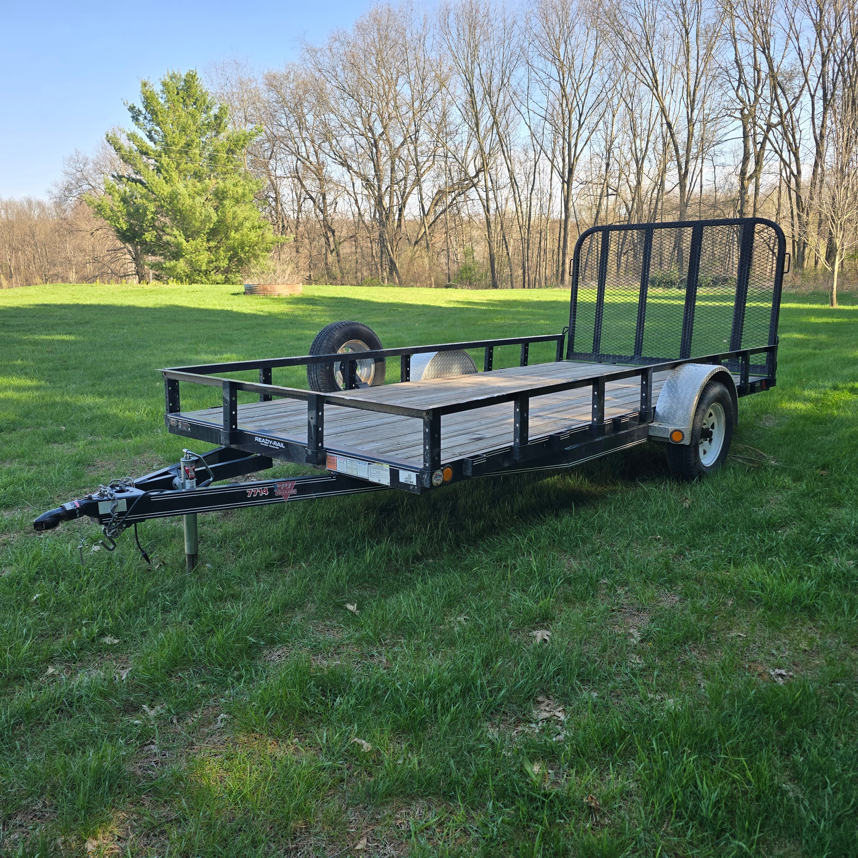 2017 PJ 7714 14ft Utility Trailer - Photo 1